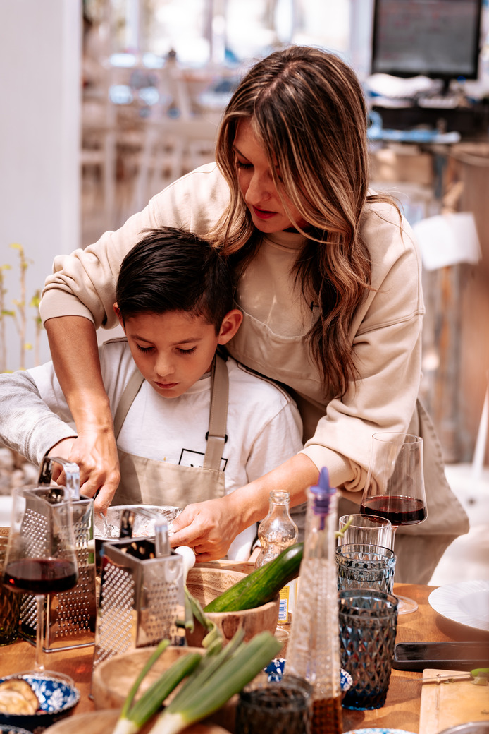 Greek cooking class at Madame Sousou, Santorini