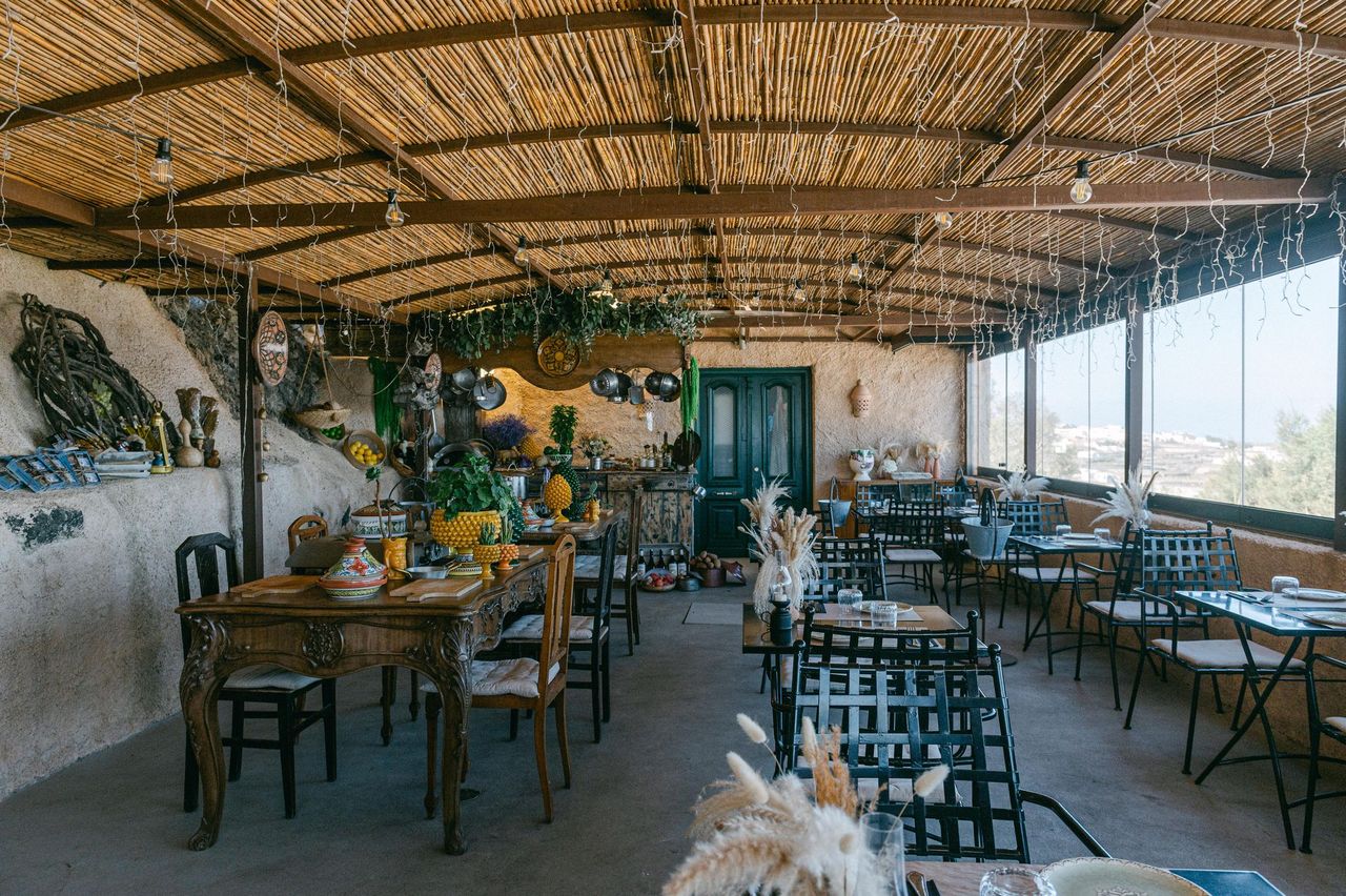 Greek cooking class at Madame Sousou, Santorini