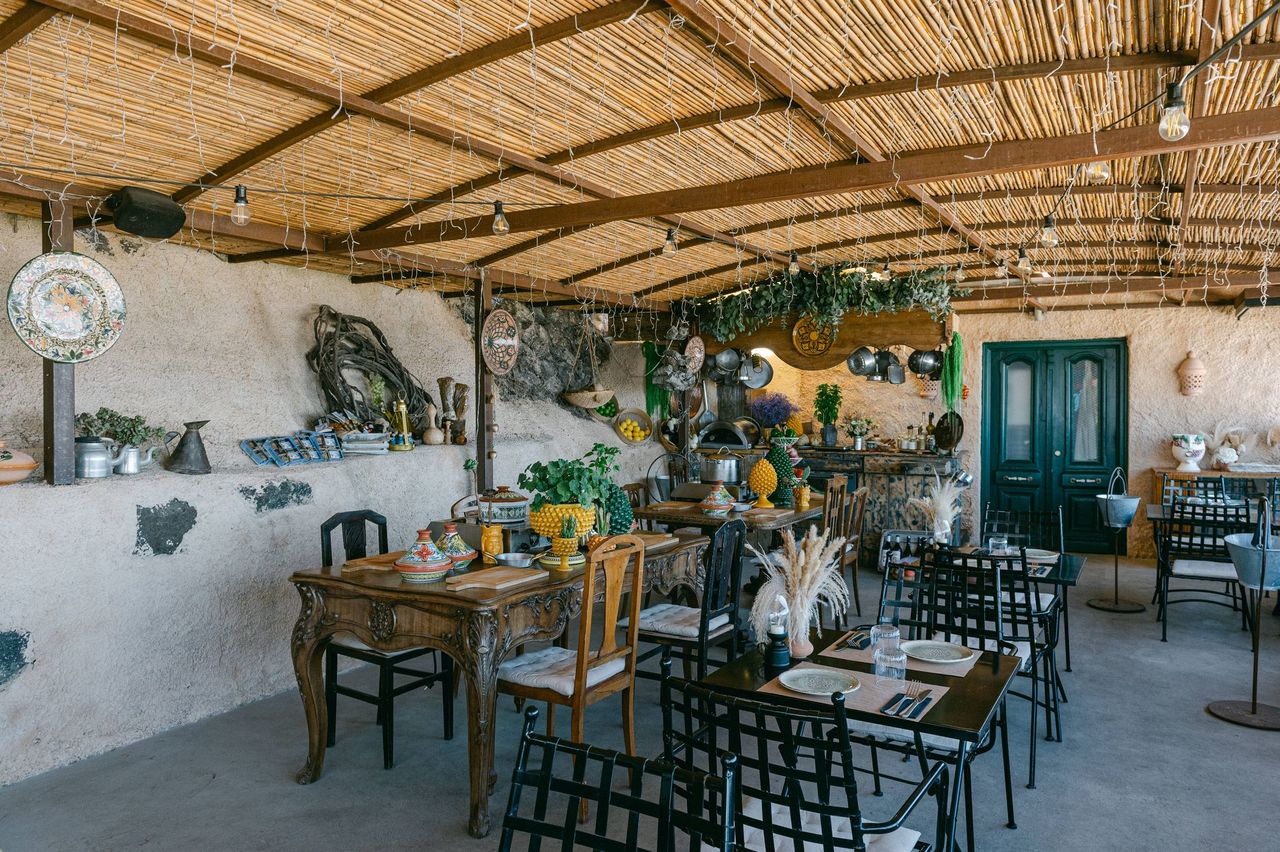 Greek cooking class at Madame Sousou, Santorini