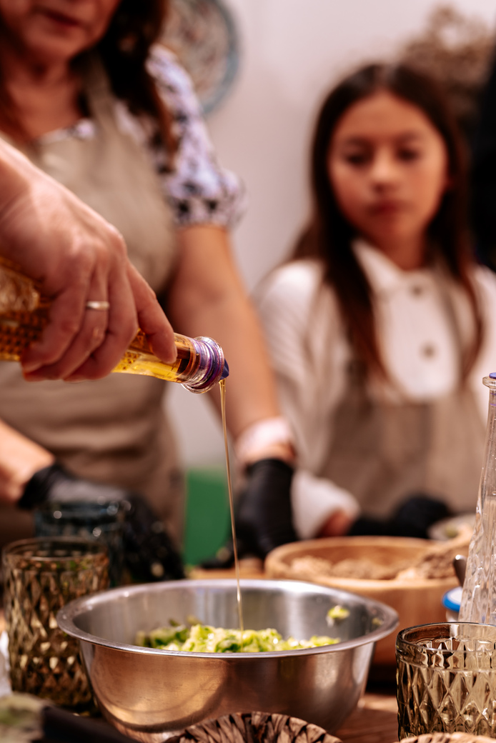 Greek cooking class at Madame Sousou, Santorini