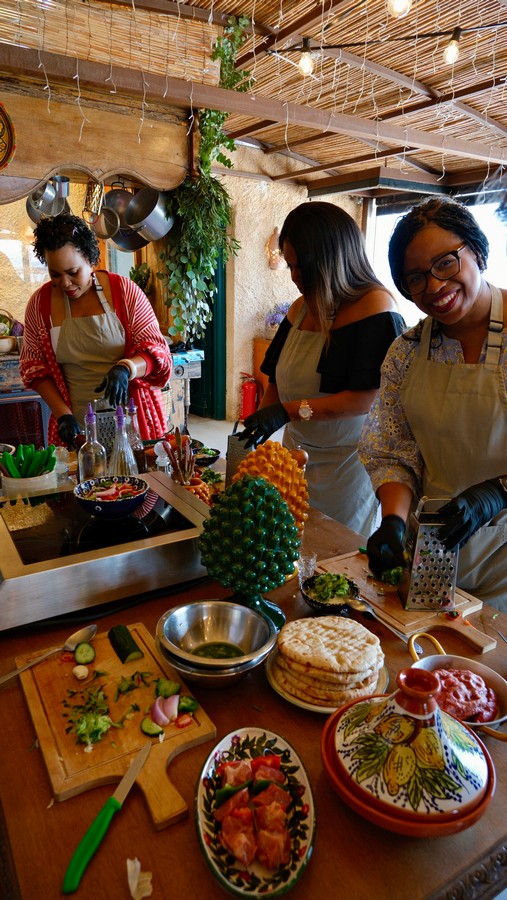 Greek cooking class at Madame Sousou, Santorini