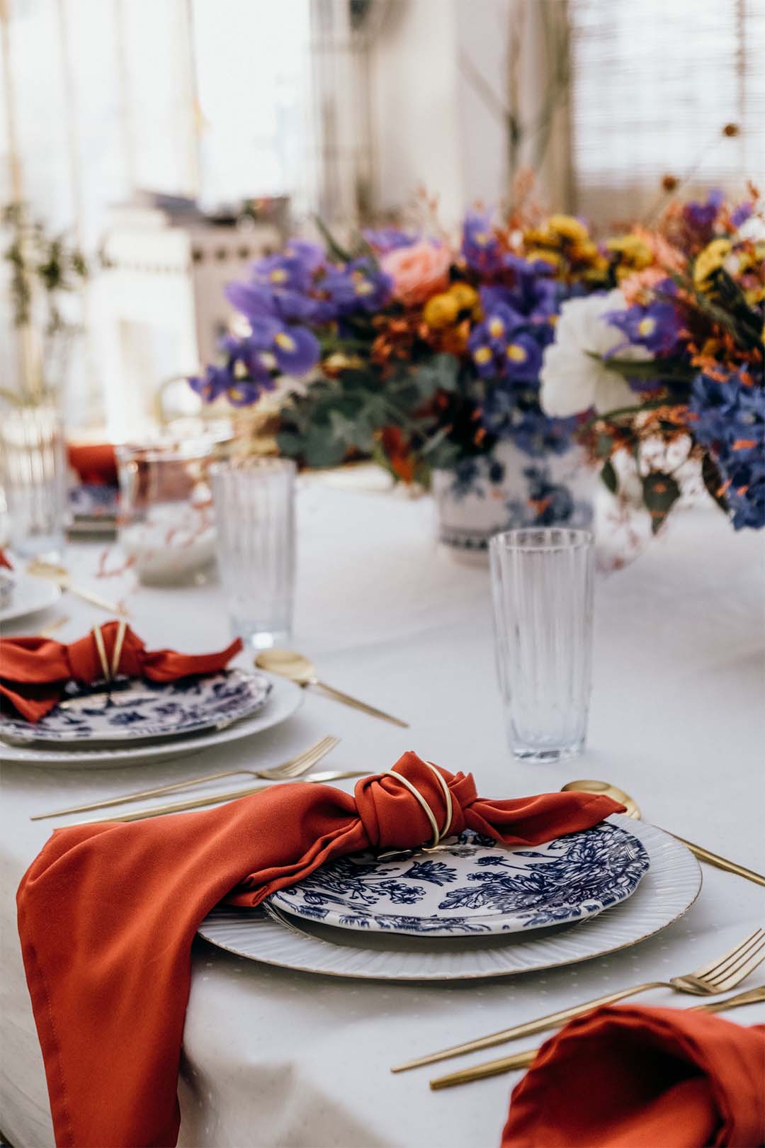 Santorini wedding décor and rentals